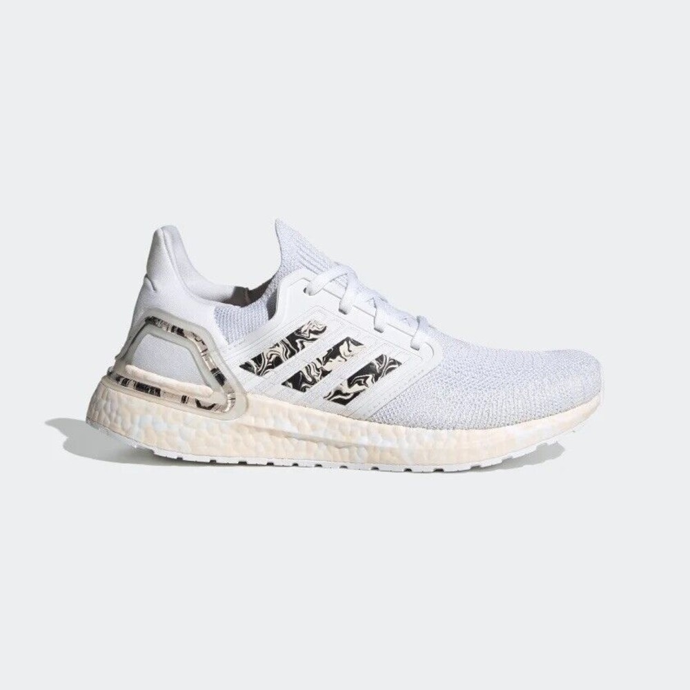 WOMEN'S adidas UltraBoost 20 Glam Pack - White Pink Tint FW5721
